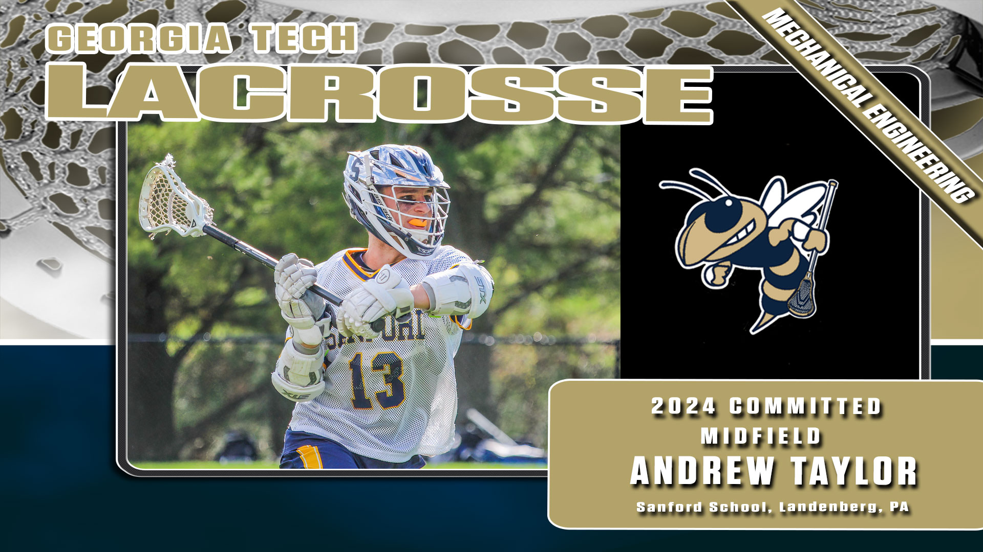Andrew Taylor Commits to Georgia Tech for the 2025 Season!